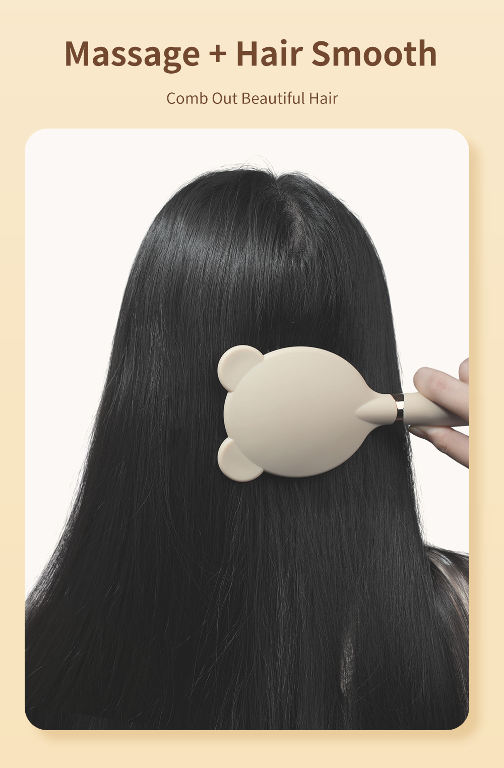 Simplus Hair Comb Long Handle Air Cushion Comb Smooth Hair Home Massage ...