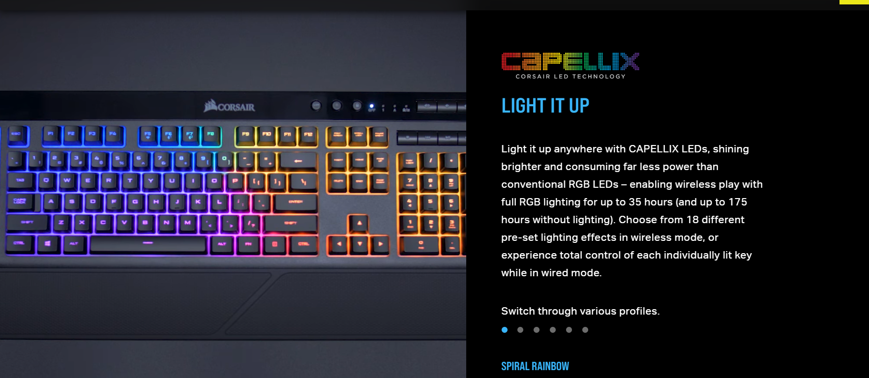 CORSAIR K57 RGB Wireless Gaming Keyboard #CH-925C015-NA | Shopee Malaysia
