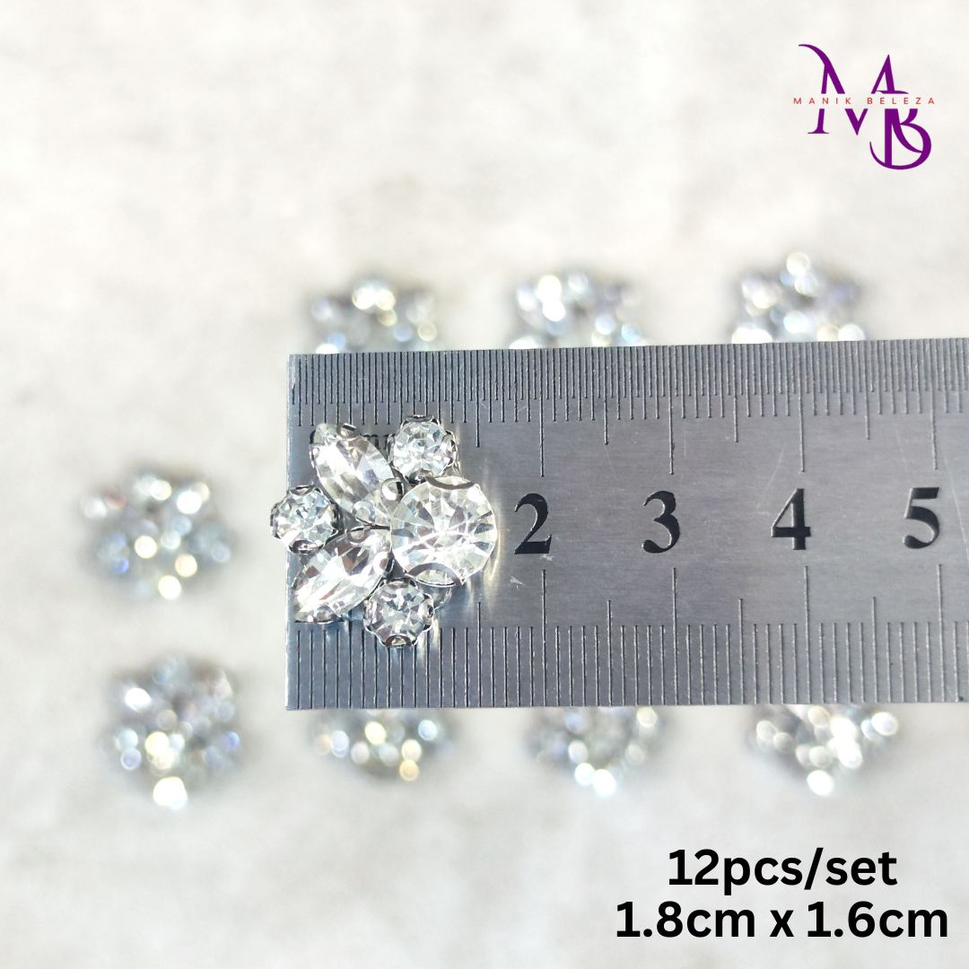 12pcs Beleza Beads Iron on Manik Tampal Bead Seterika Baju Kurung Moden ...