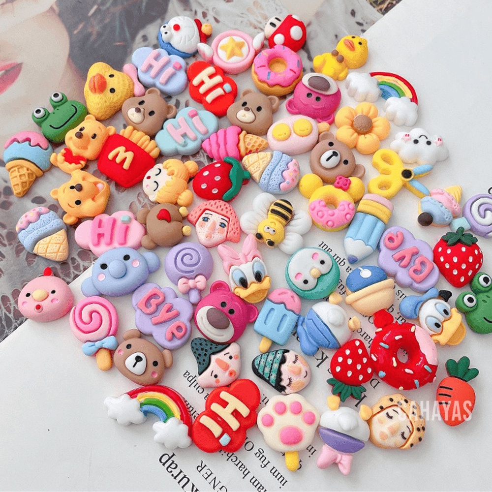3D Cream Glue Sticker Resin Decoration Notebook Sticker Cartoon ...