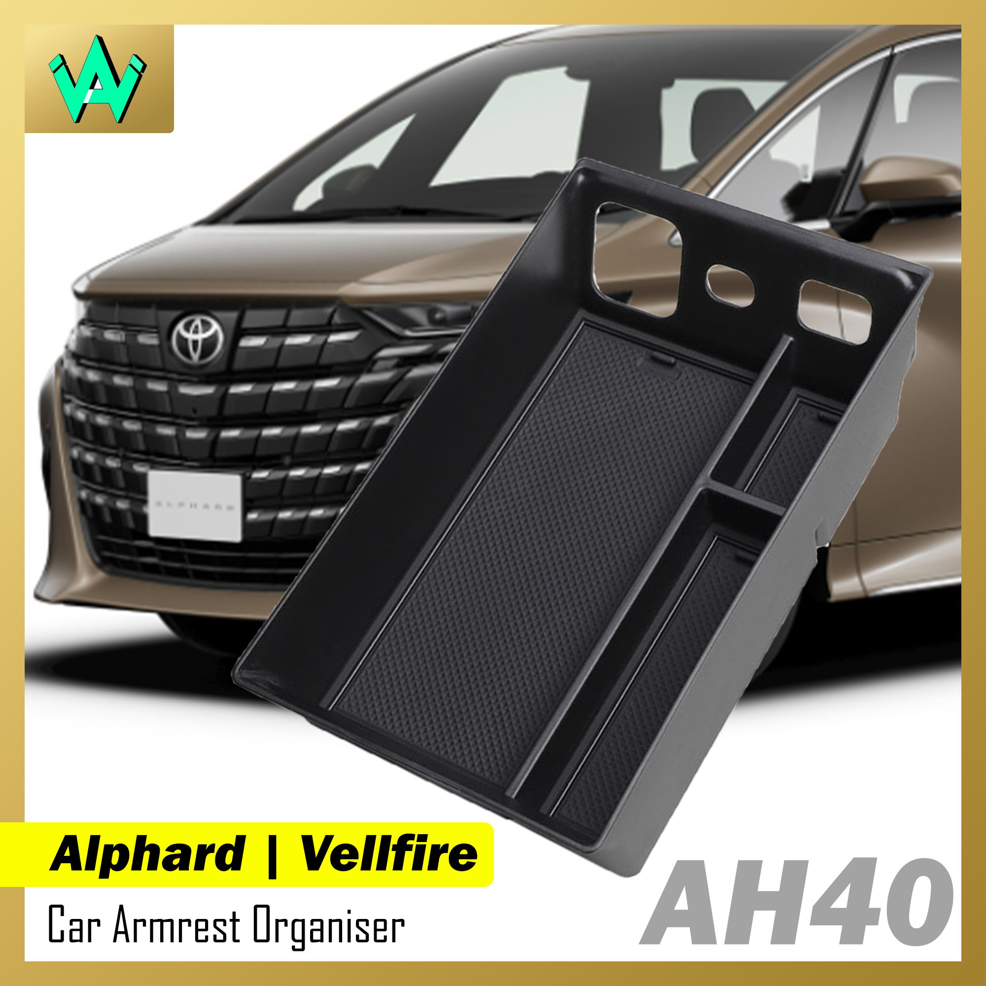 For Toyota Alphard Vellfire 40 Series 2023 2024 Center