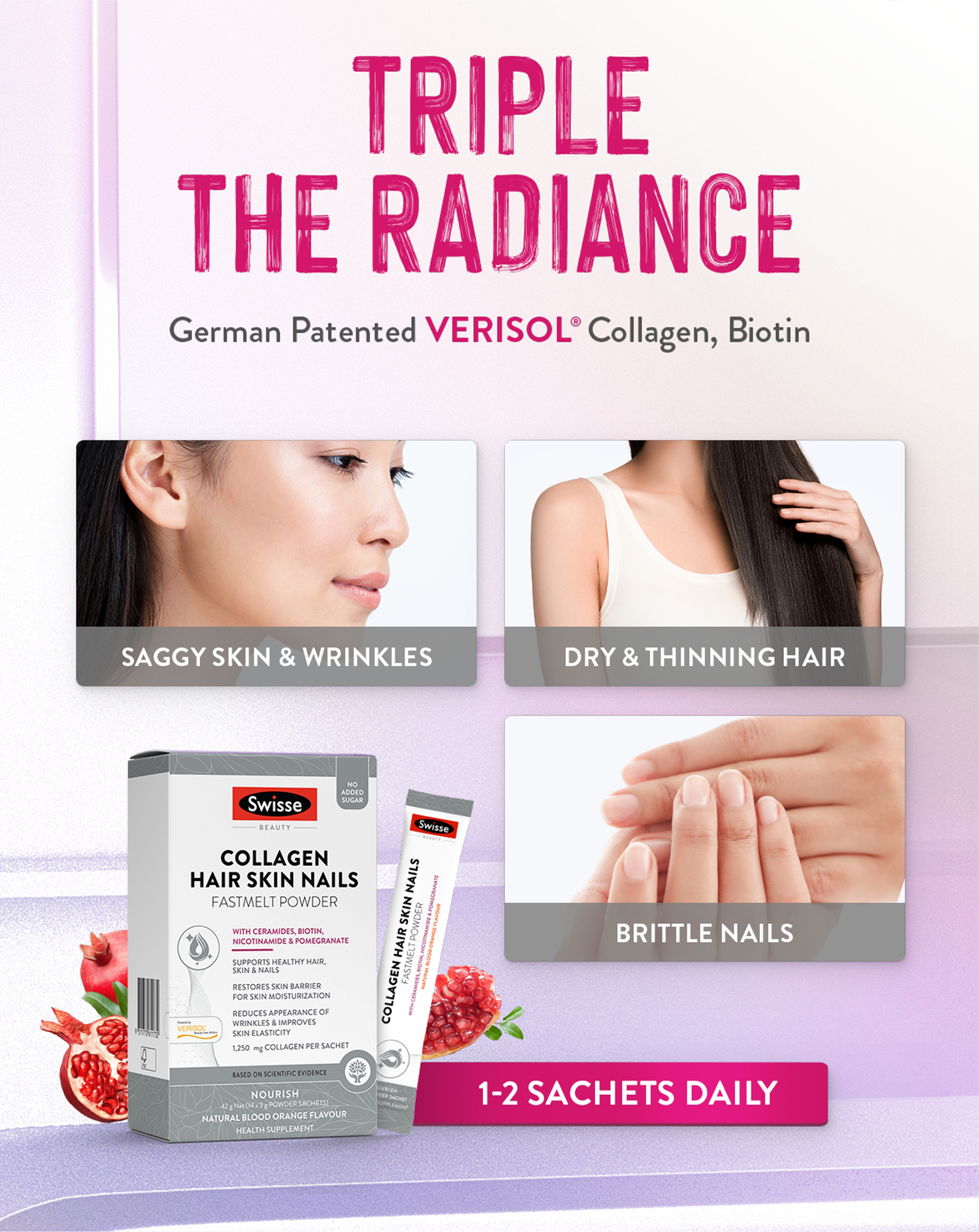 Swisse Beauty Collagen Fastmelt Powder (14 x 3g) | Shopee Malaysia