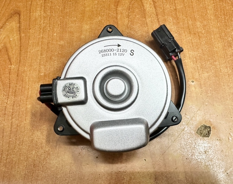 HONDA JAZZ T5A GK5 RADIATOR AIR COND FAN MOROR 268000-2121 DENSO / FM15 ...