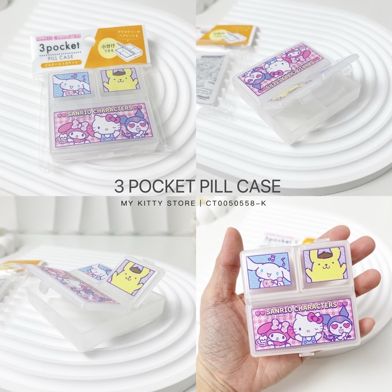 Sanrio Japan Hello Kitty & Sanrio Characters Pill Case Medicine Box ...