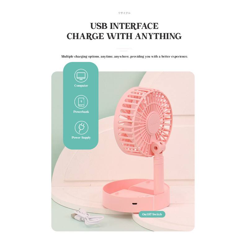 DianDi DD5582 Adjustable Mini Fan Kipas Small Cooling Handy Desk Home ...