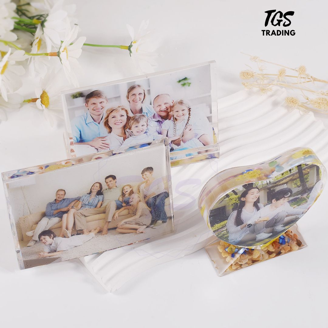 TGS Square Photo Frame Silicone mold DIY Crafts Decorative Crystal ...