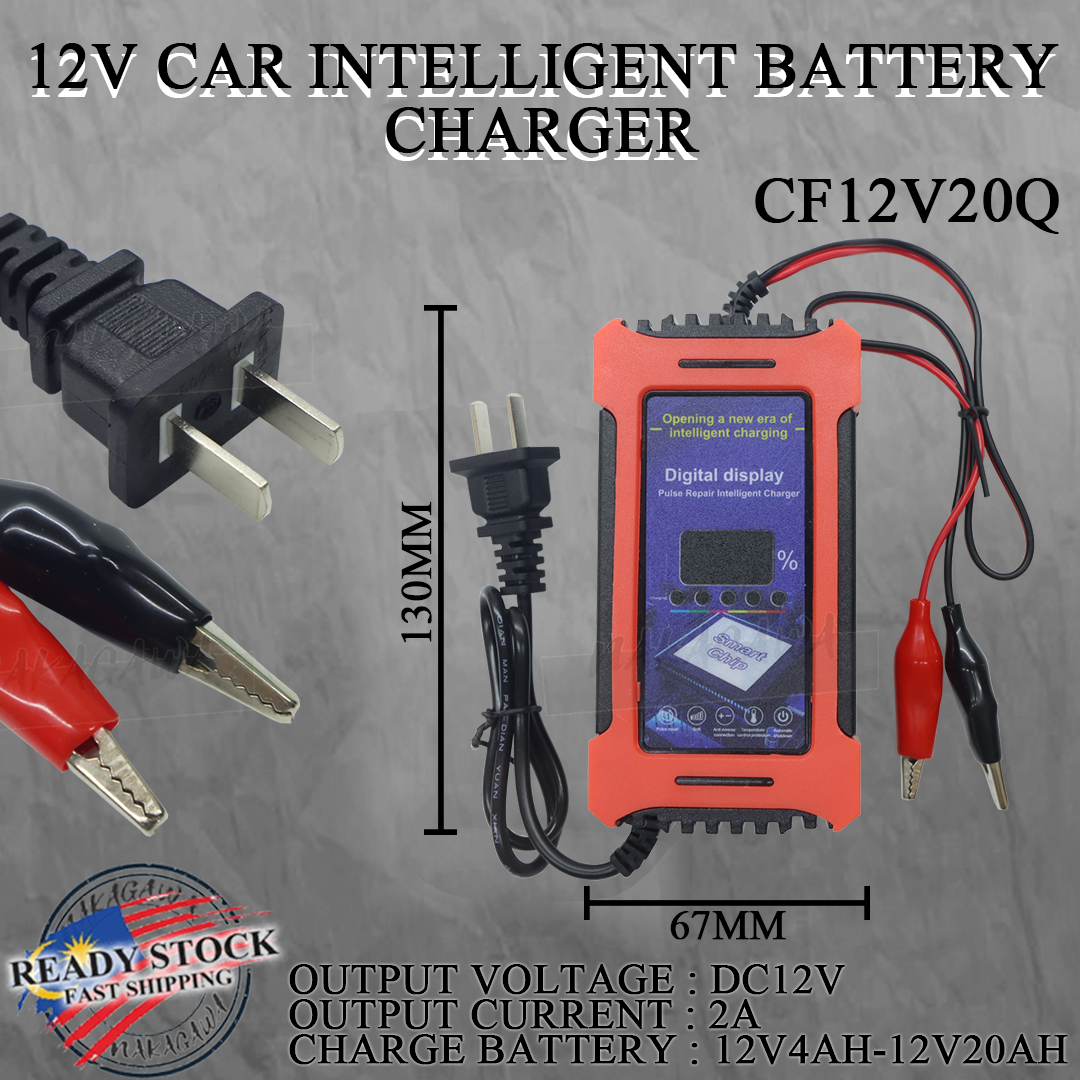 12V FULLY INTELLIGENT PULSE REPAIR CHARGER / 12V HIGH EFFICIENCY ...