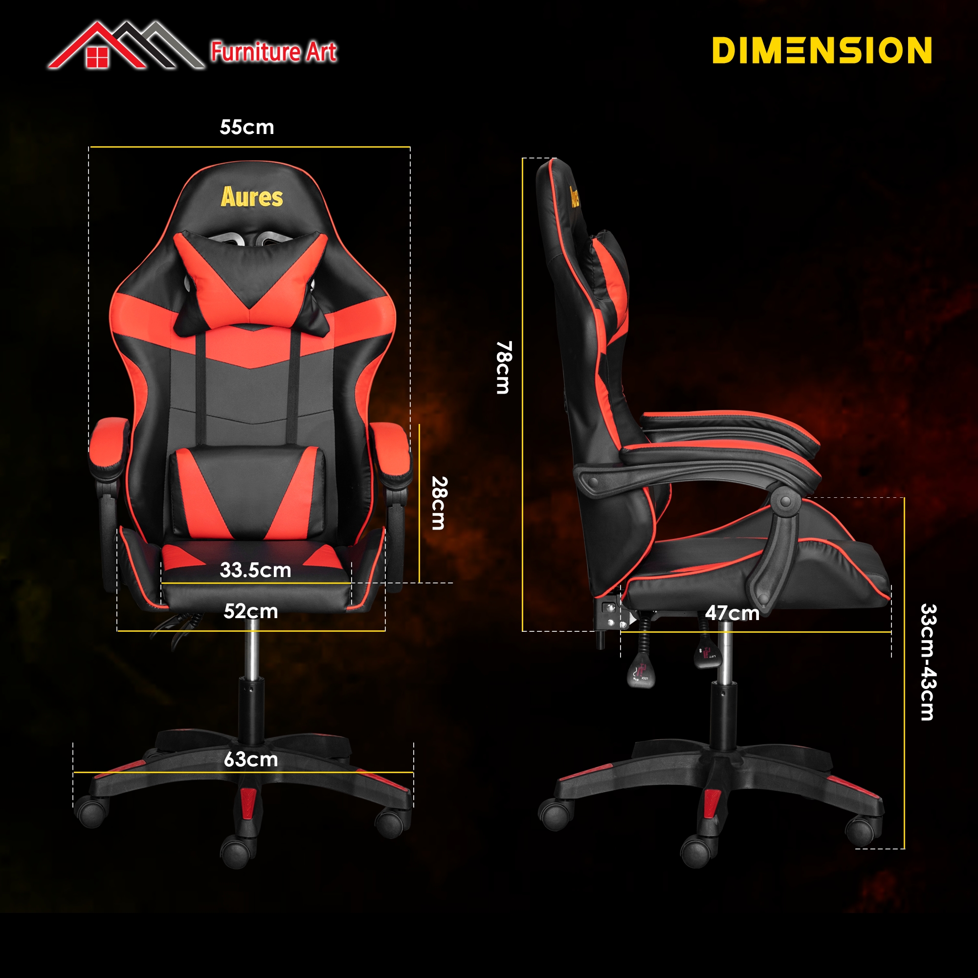 Warlord huntsmen gaming chair sale