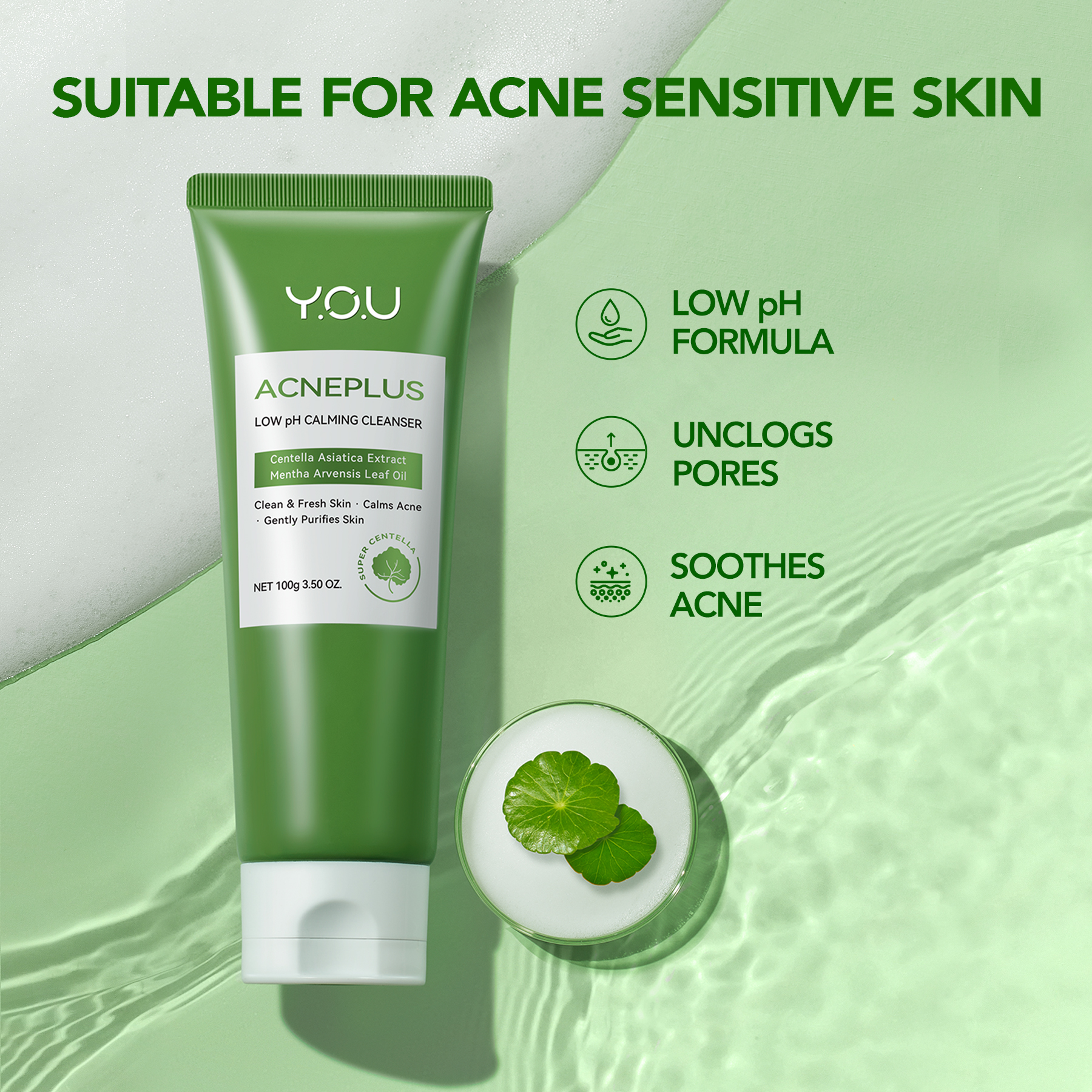 [BEST BUNDLE] YOU Acneplus Essential Bundle with Cica AHA BHA PHA Oil ...