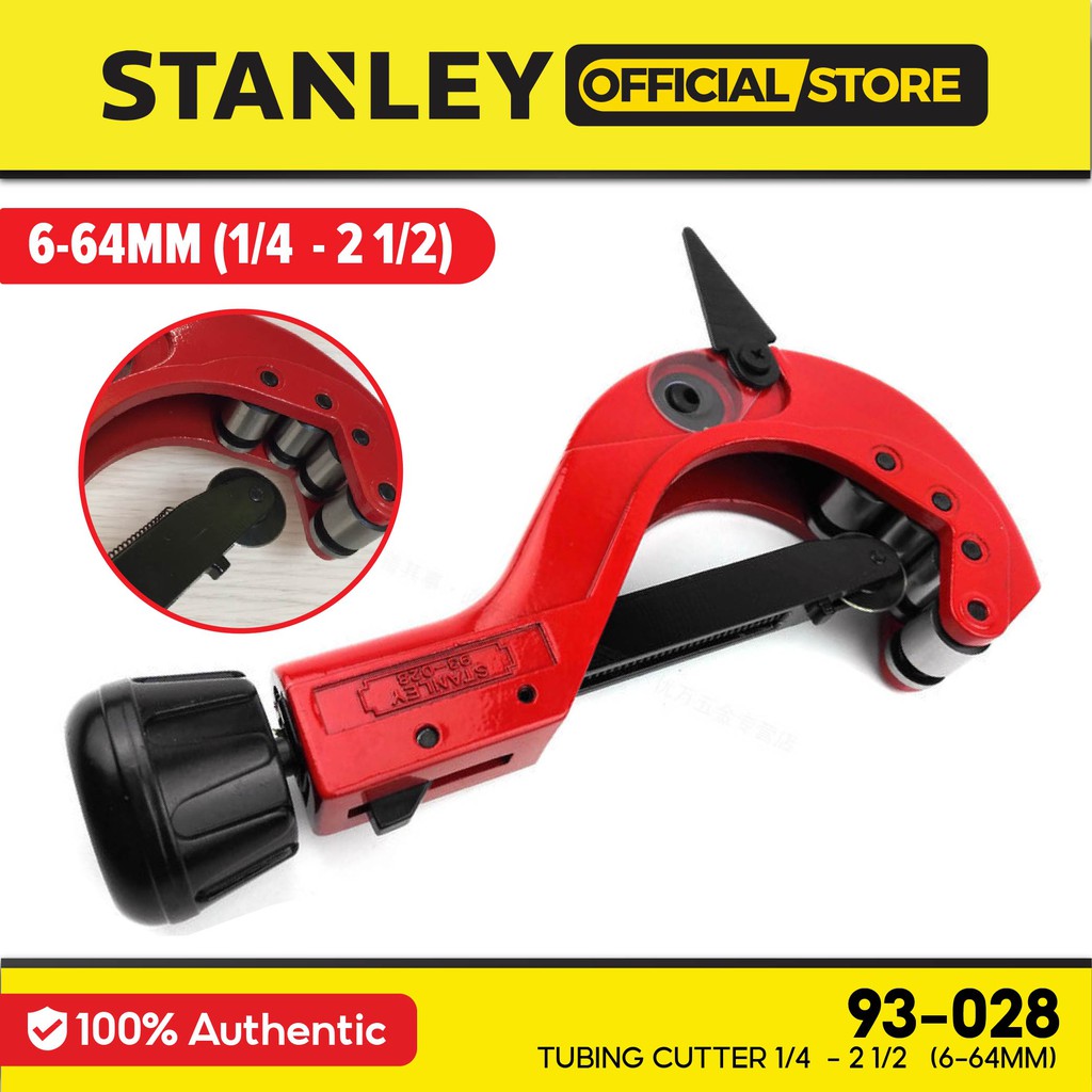 STANLEY Tubing Cutter 93020 | 3-28mm | 93028 | 3-64mm | 93033 | 3-16mm ...
