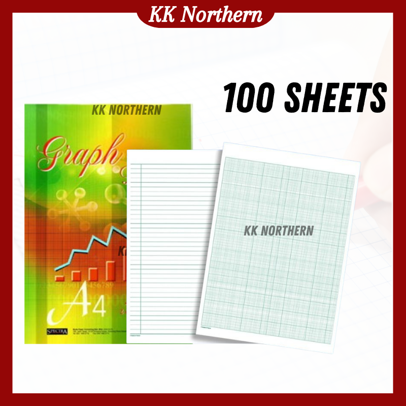 SPECTRA A4 70Gsm 480Sheets Single Side Graph Paper 2mm Square Kertas ...