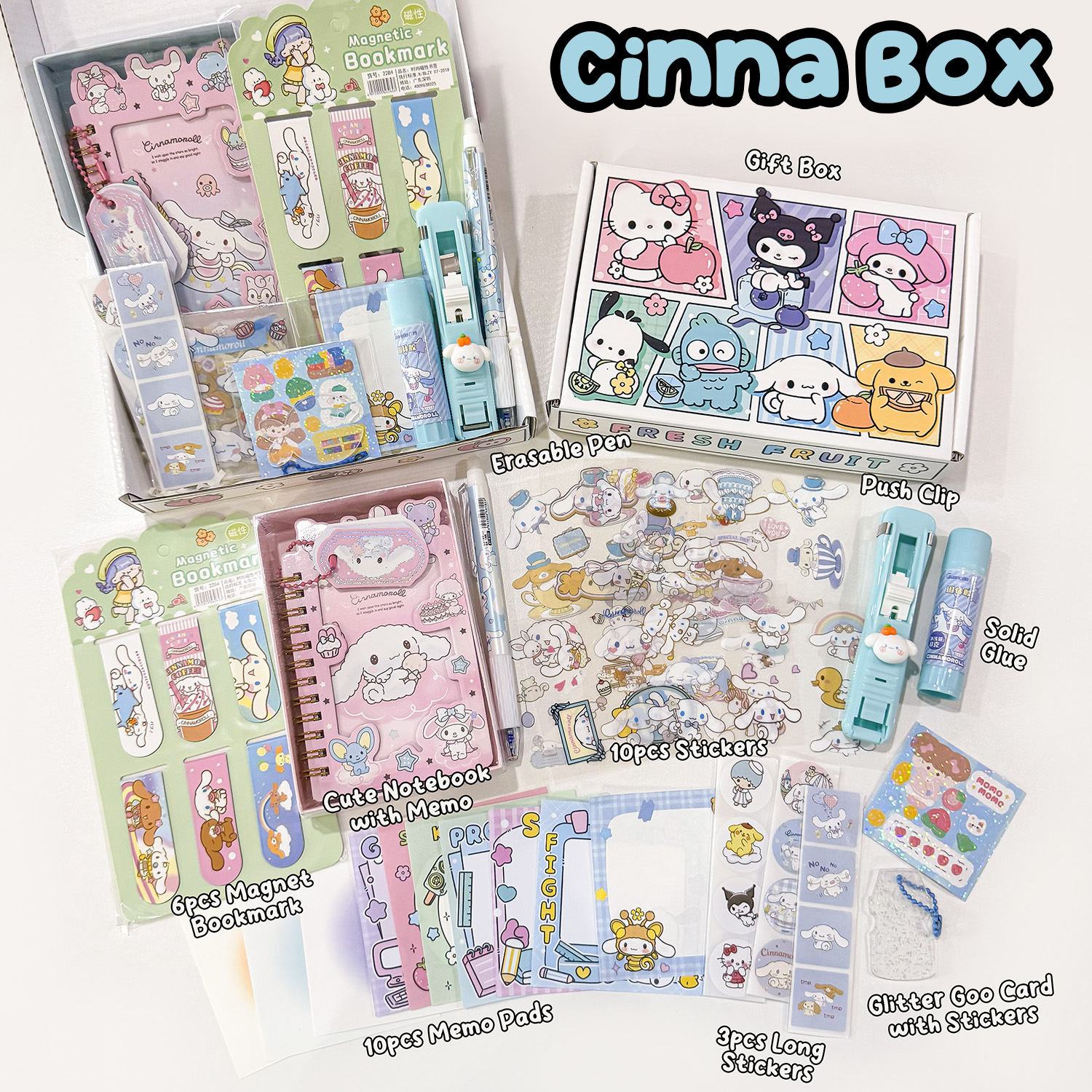 Whitespace Cute Kids Stationery Surprise Gift Box Mini Notebook Set ...