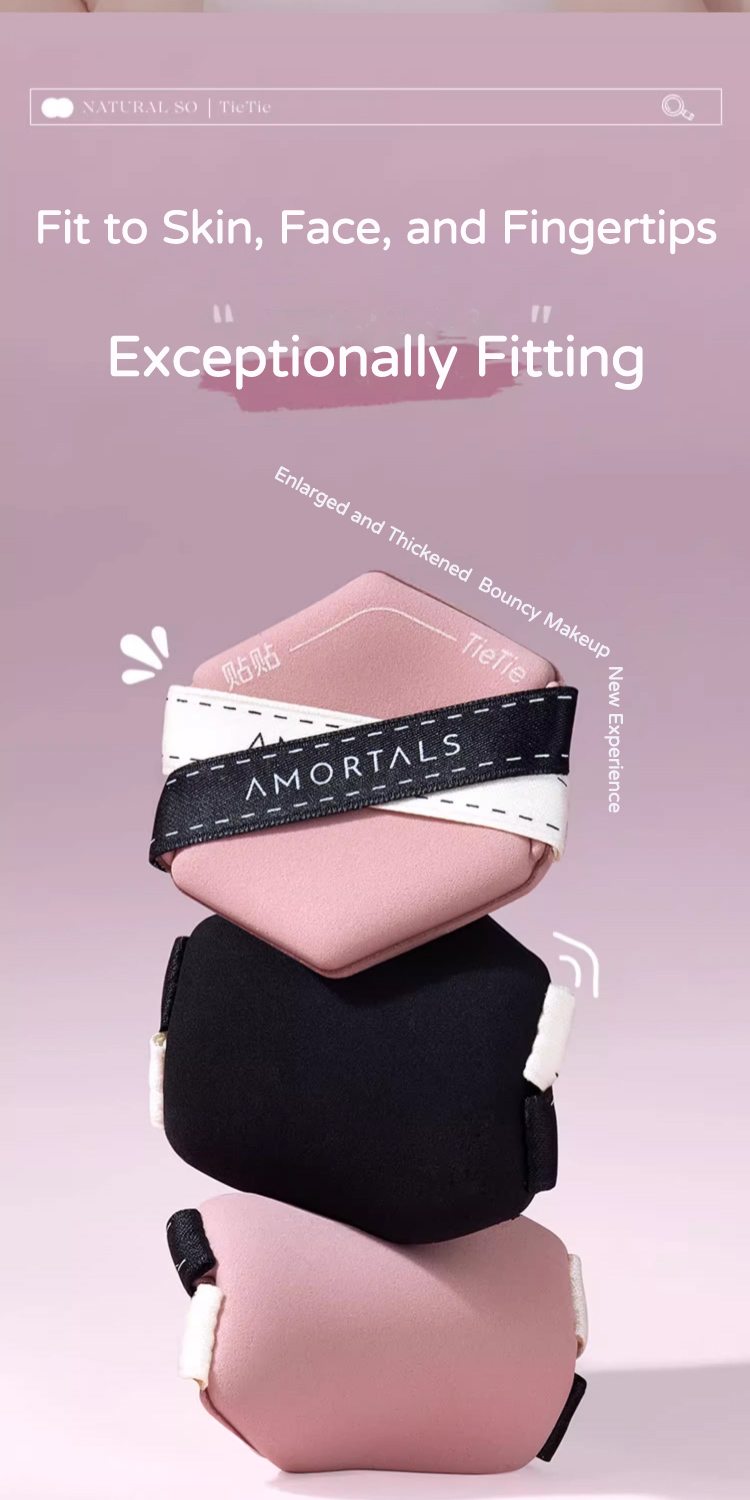 AMORTALS Tietie Air Cushion Makeup Puff Set 尔木萄贴贴粉扑 ...