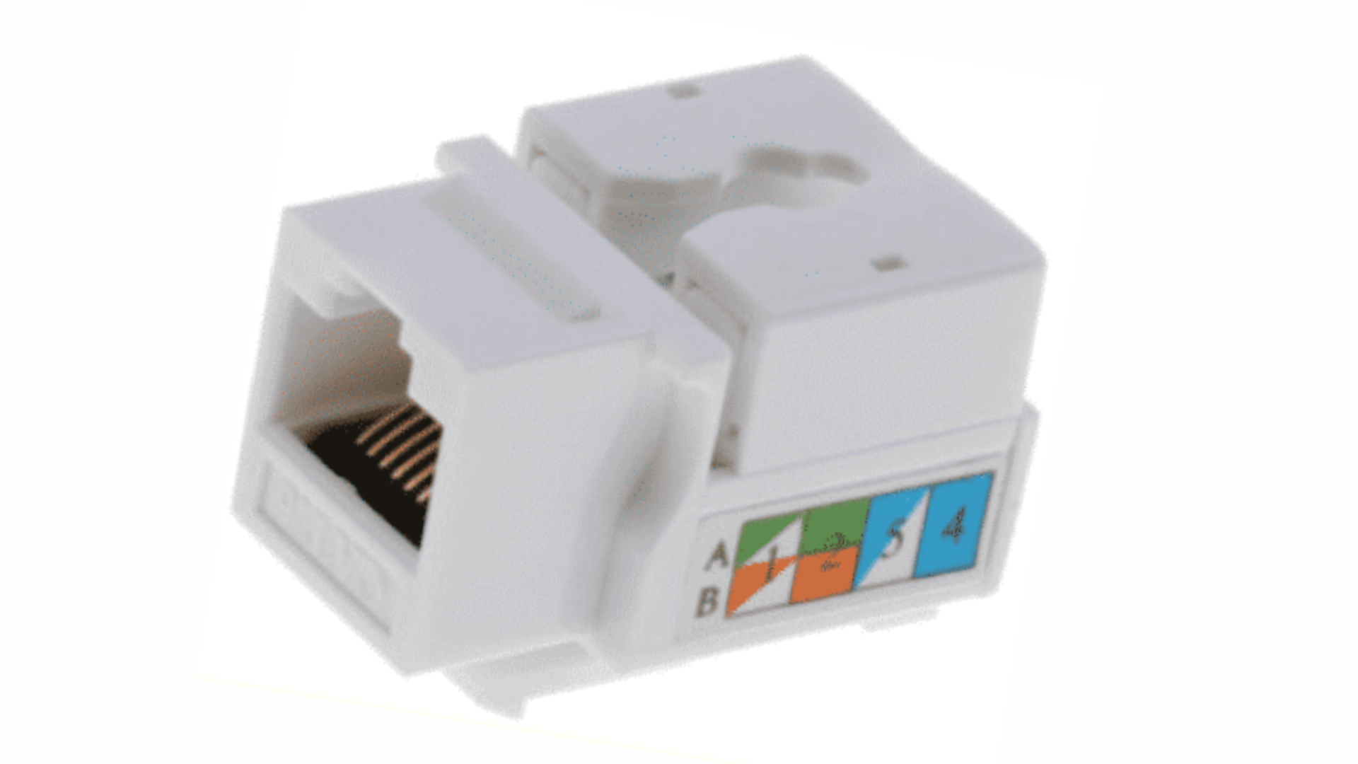 RJ45 CAT5E Keystone Modular Jack LAN Network Internet Cable use with ...