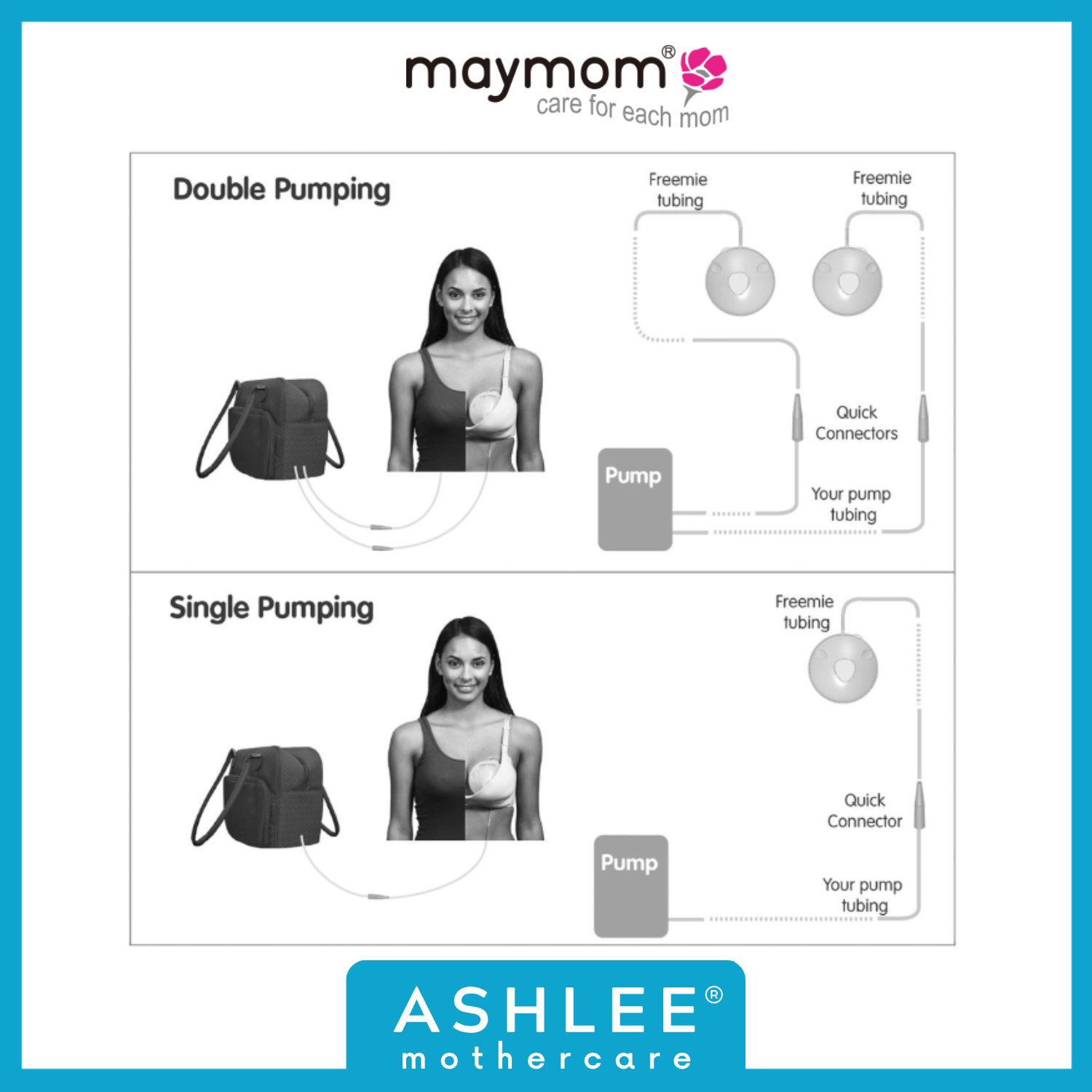 Maymom Pump Part Compatible with Freemie Cup (Old Version) Quick