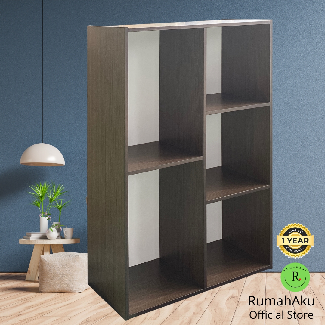 5 Cube Bookshelf RumahAku Multipurpose Shelf/Rak Buku Buku Almari/Home ...