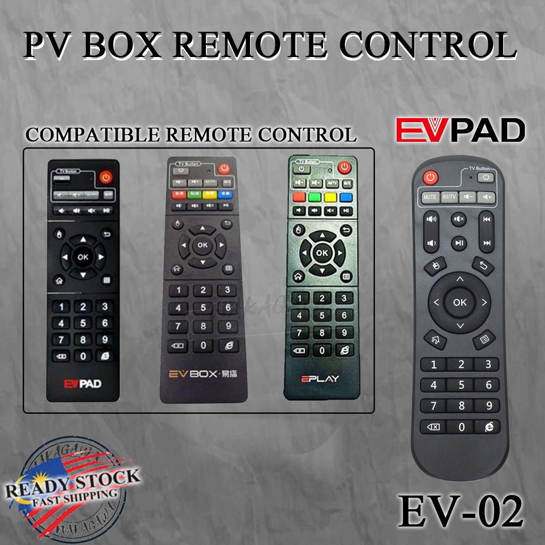 EVPAD TV MEDIA ANDROID BOX REMOTE CONTROLLER REPLACEMENT | Shopee Malaysia