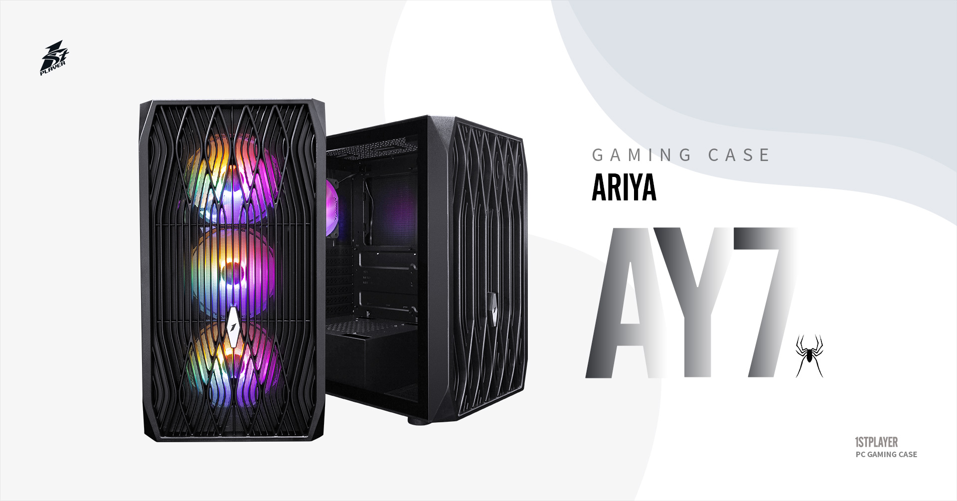 1st Player ARIYA AY7 | Standard ATX Side Tempered Glass PC Gaming ...