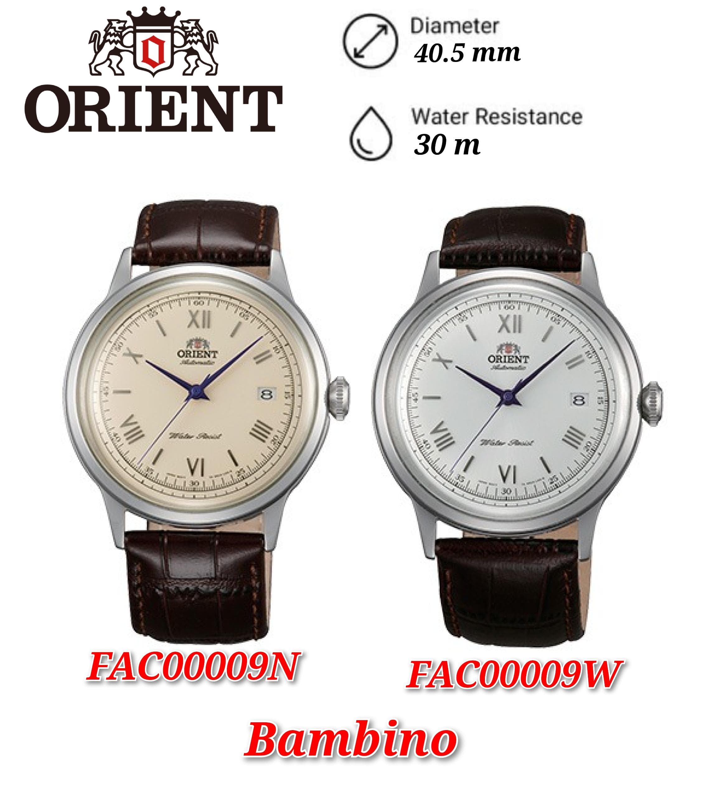 Orient 2nd Generation Bambino Classic Automatic FAC00009W FAC00009N Men s Watch