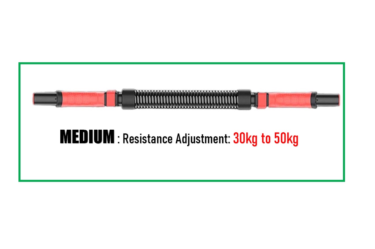 Power Twister Heavy Duty Spring Arm Force Bar 3-level Adjustable 20Kg ...