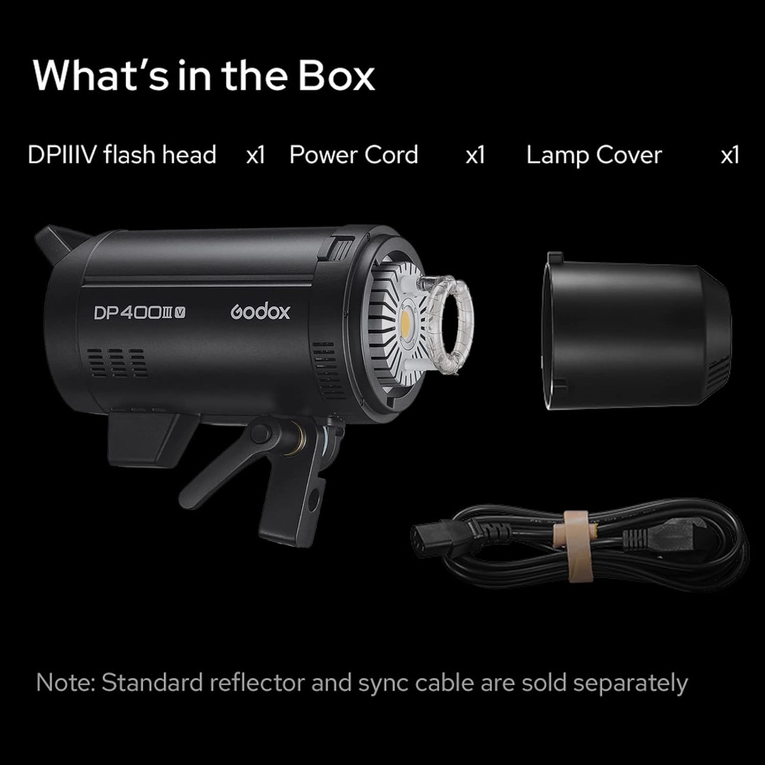Godox DP400III-V Professional Studio Flash with LED Modeling Lamp with ...