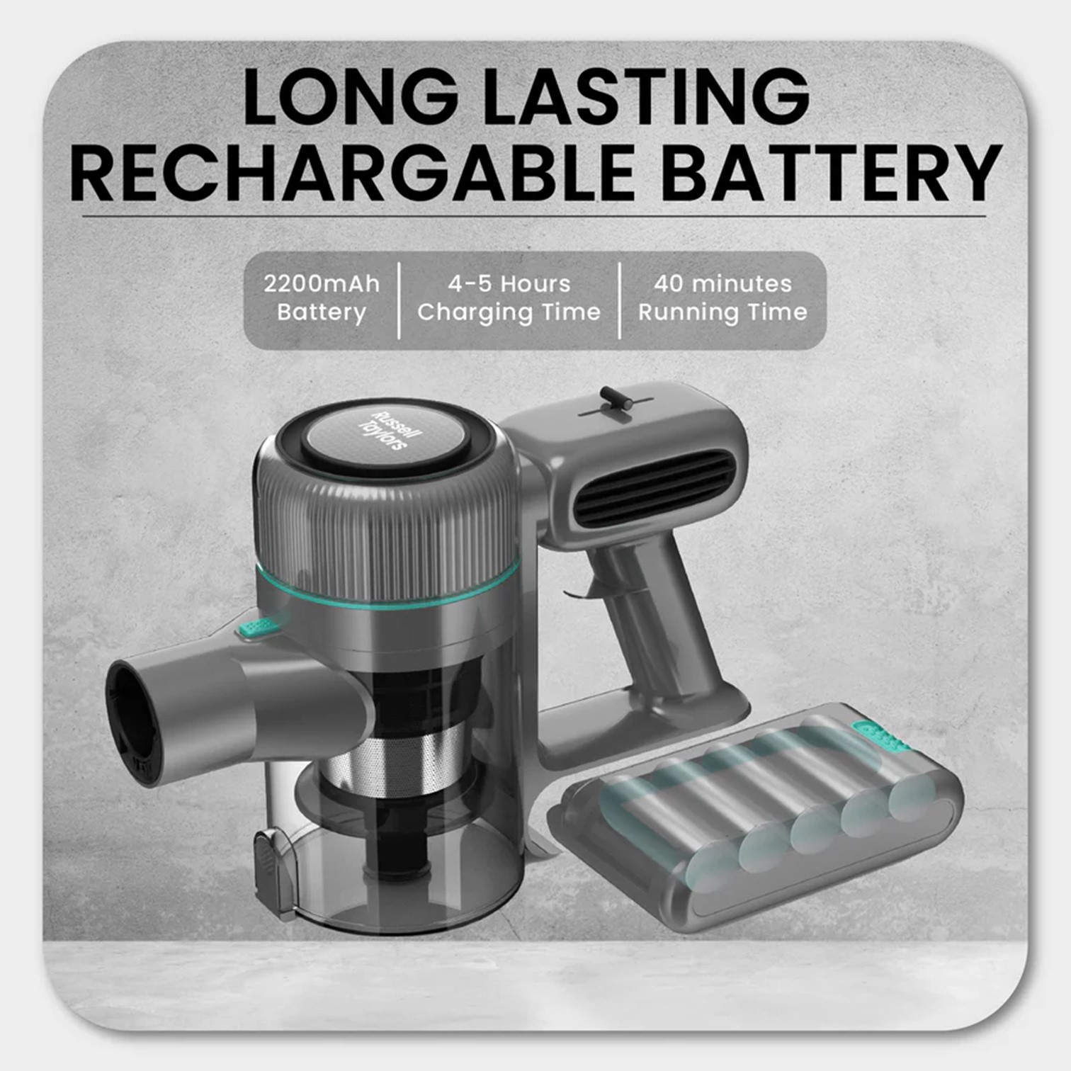 Russell Taylors Cordless Vacuum Cleaner HEPA V7 Shopee Malaysia