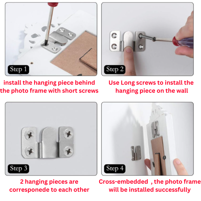 AWM Solid Stainless Steel Sofa Hook Clip Furniture Connector Frame