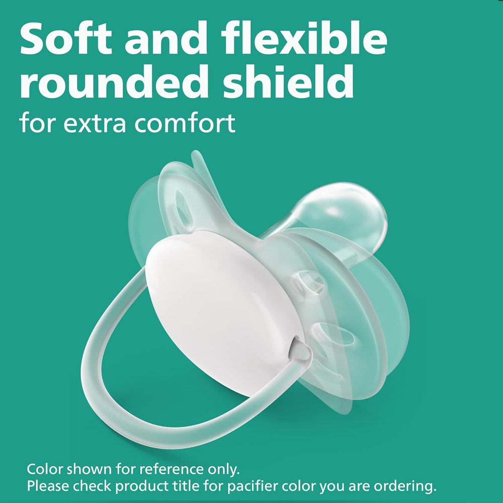 NEW DESIGN Philips Avent Ultra Soft Air Soother Pacifier 0-6m Carry ...