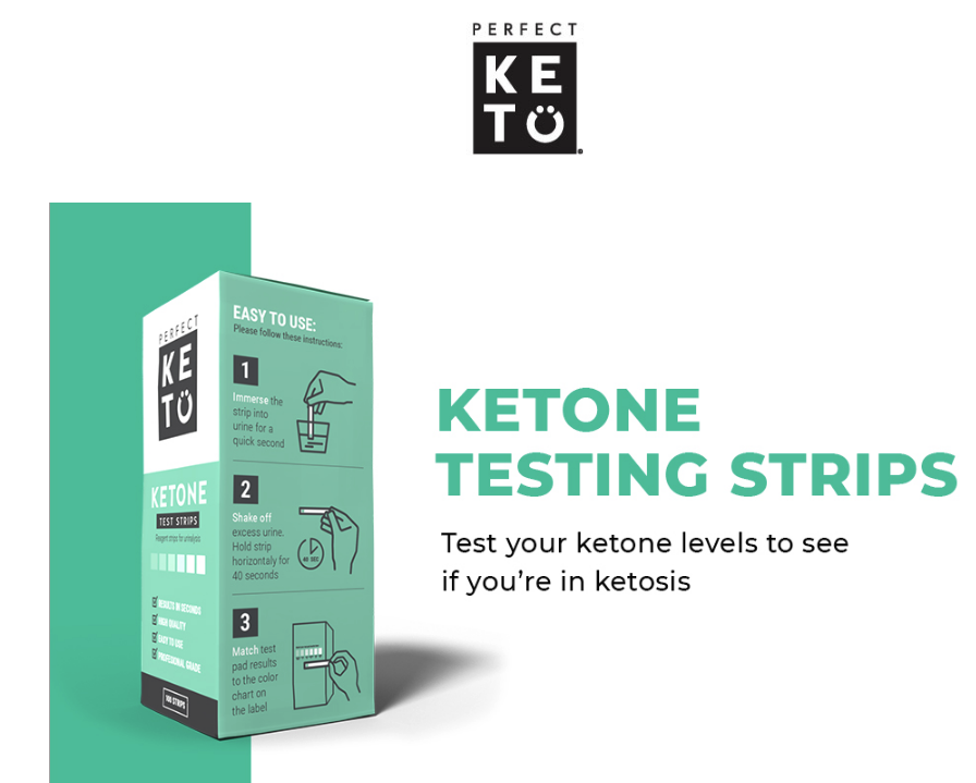 Perfect Keto Ketone Test Strips Kit for Testing Ketones on Low Carb ...