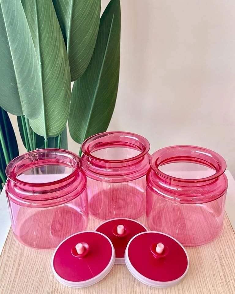 2 Warna n Size : Tupperware counterpart 1.2L/ 900ml (Airtight Canister ...