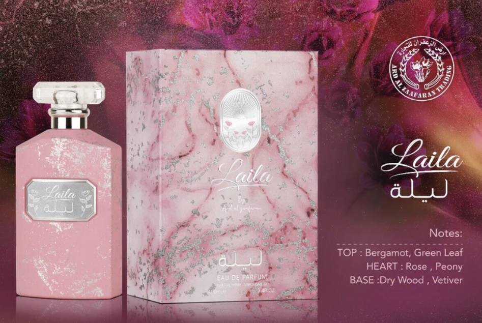 Laila Woman Pink EdP by Ard Al Zaafaran 100 ML - Newest Release Laila ...