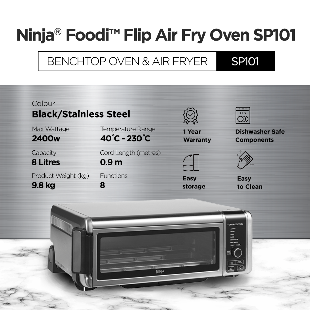 Ninja Foodi Flip Air Fry Oven - SP101 – Shark Ninja Malaysia