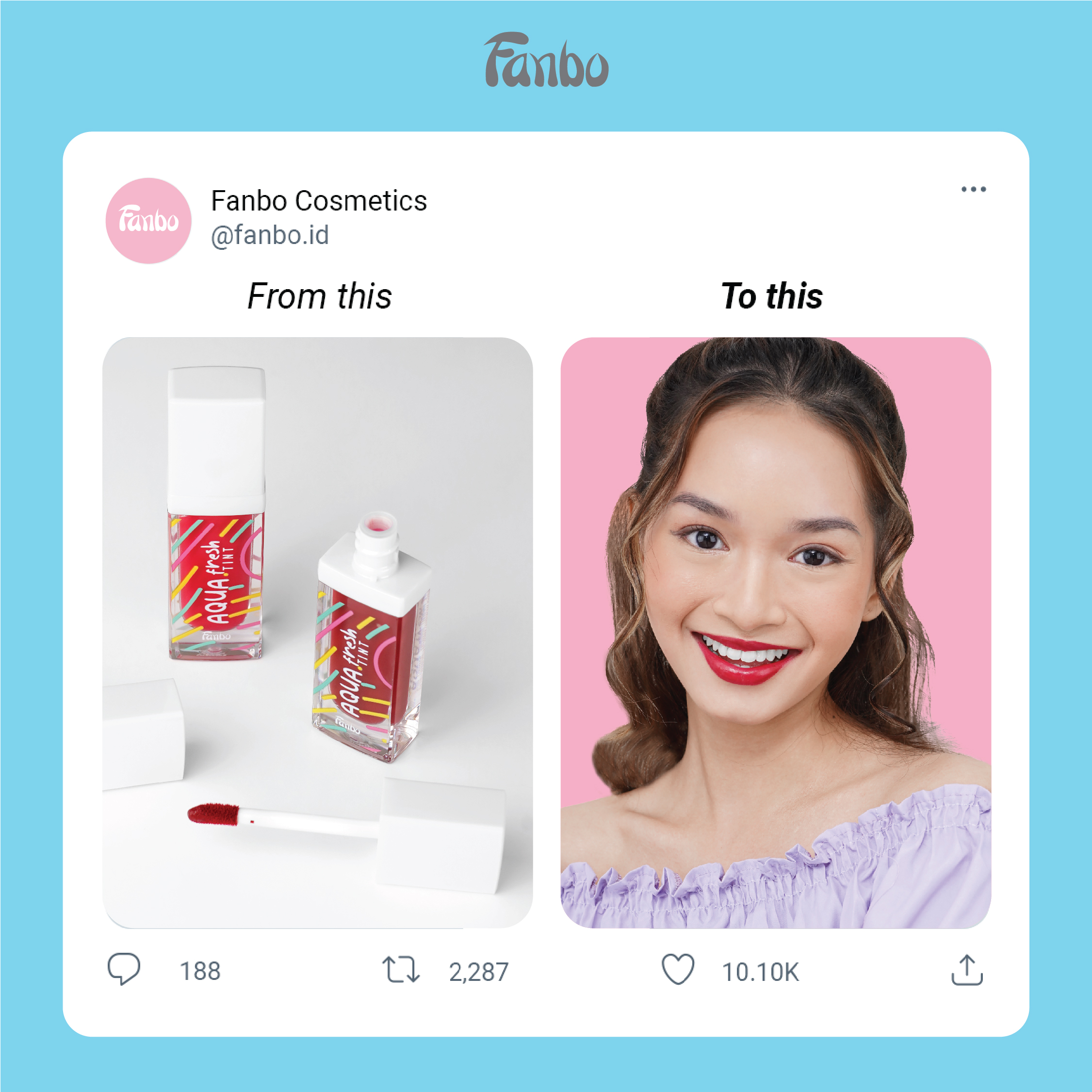 FANBO Aqua Fresh Tint | Aqua Fresh Lip Tint | Shopee Malaysia