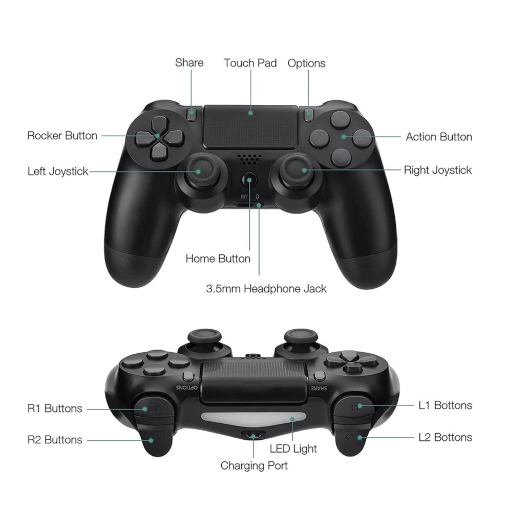PC Wireless Game Controller Gaming Joystick Gamepad For Android Phone ...