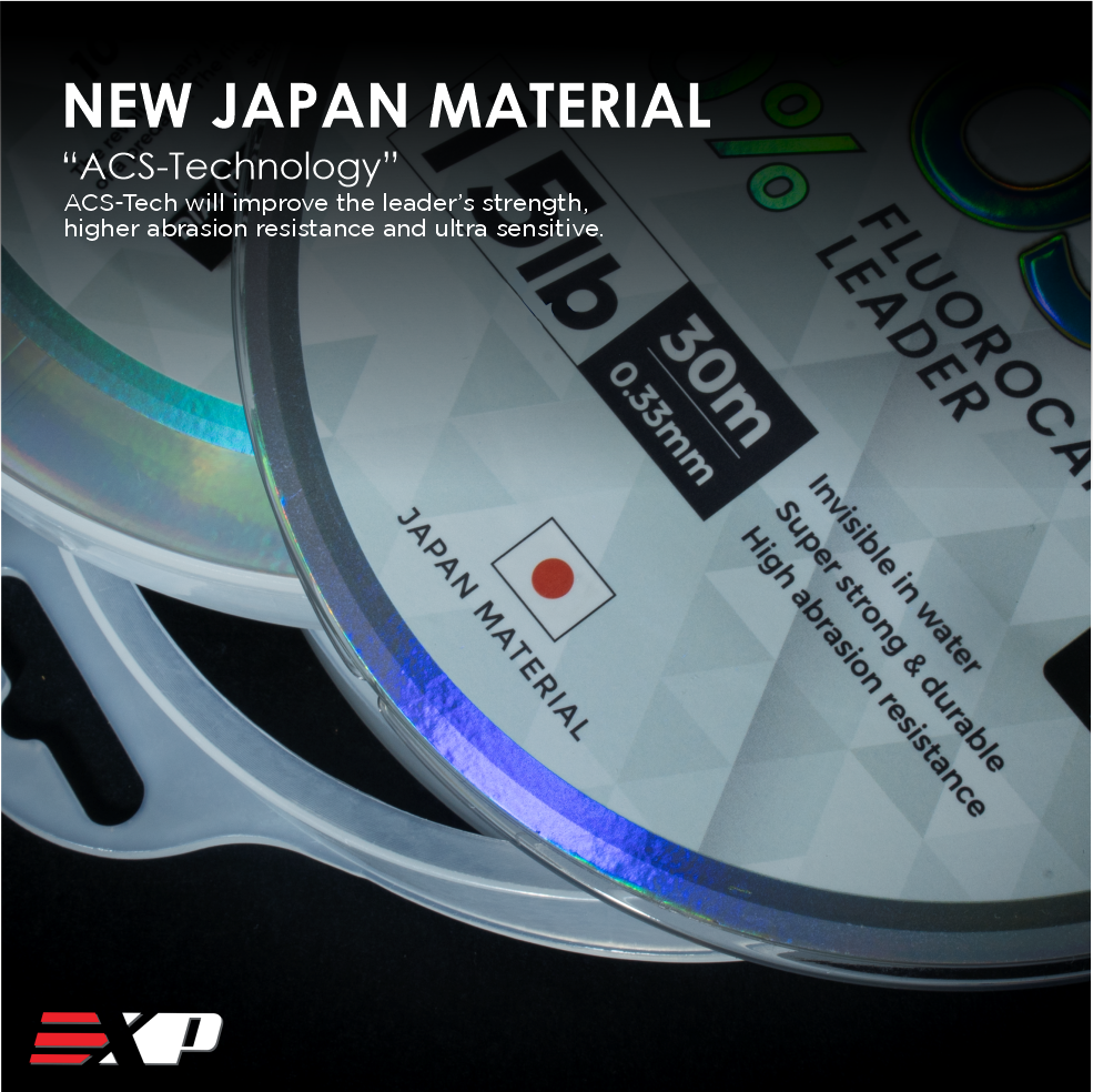 EXP EMO KYOJIN Leader Fluorocarbon 100% Japan Material Tali Leader