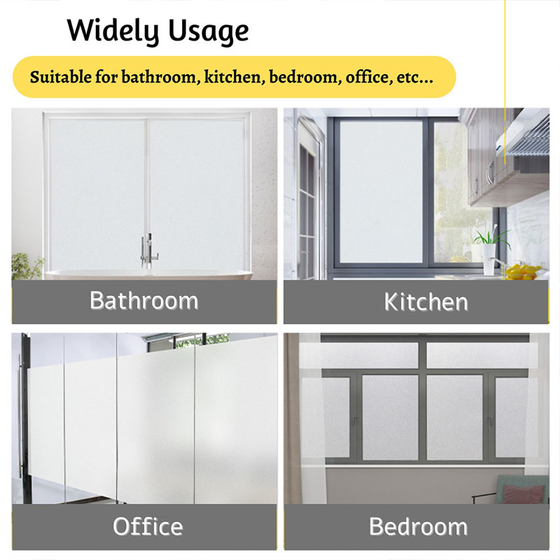 Privacy Window Film Frosted Window Tinted Film Privacy Anti UV Frosted ...