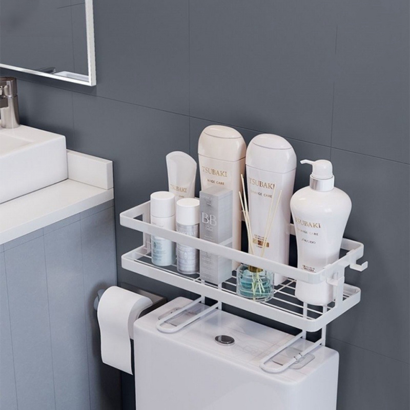 Toilet Rack Bathroom Toiletries Storage Rack BathroomMulti-functional ...