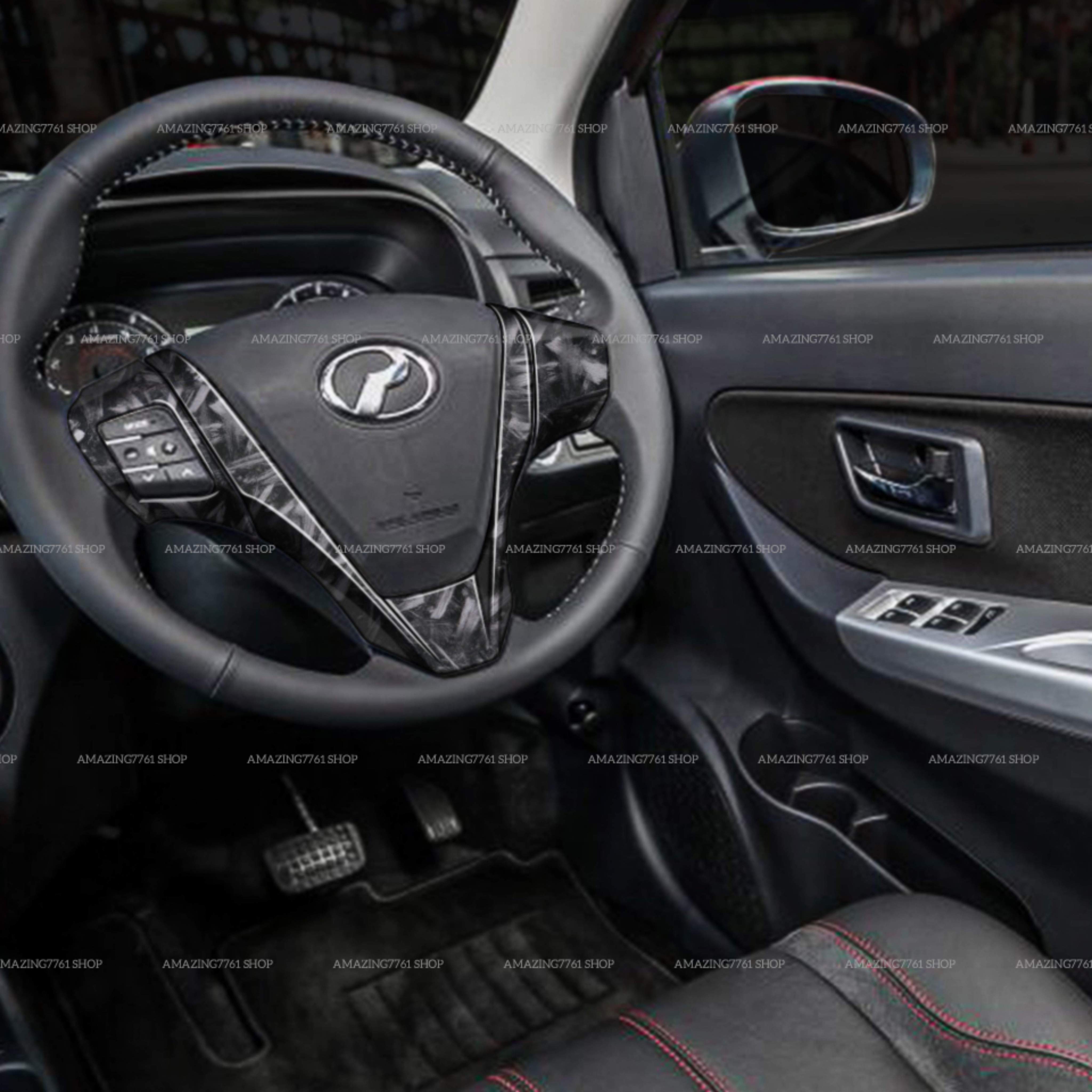 AMAZING PERODUA BEZZA 2016-2024 CAR FORGED CARBON INTERIOR SET FRAME ...