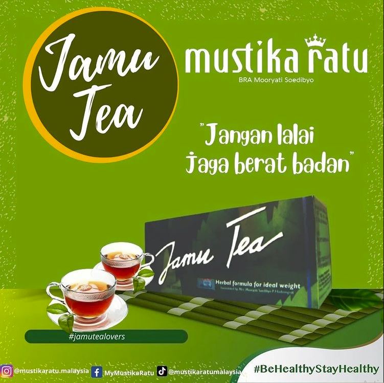 Mustika Ratu Jamu Tea for Slimming (30's x 2 Box) | Shopee Malaysia
