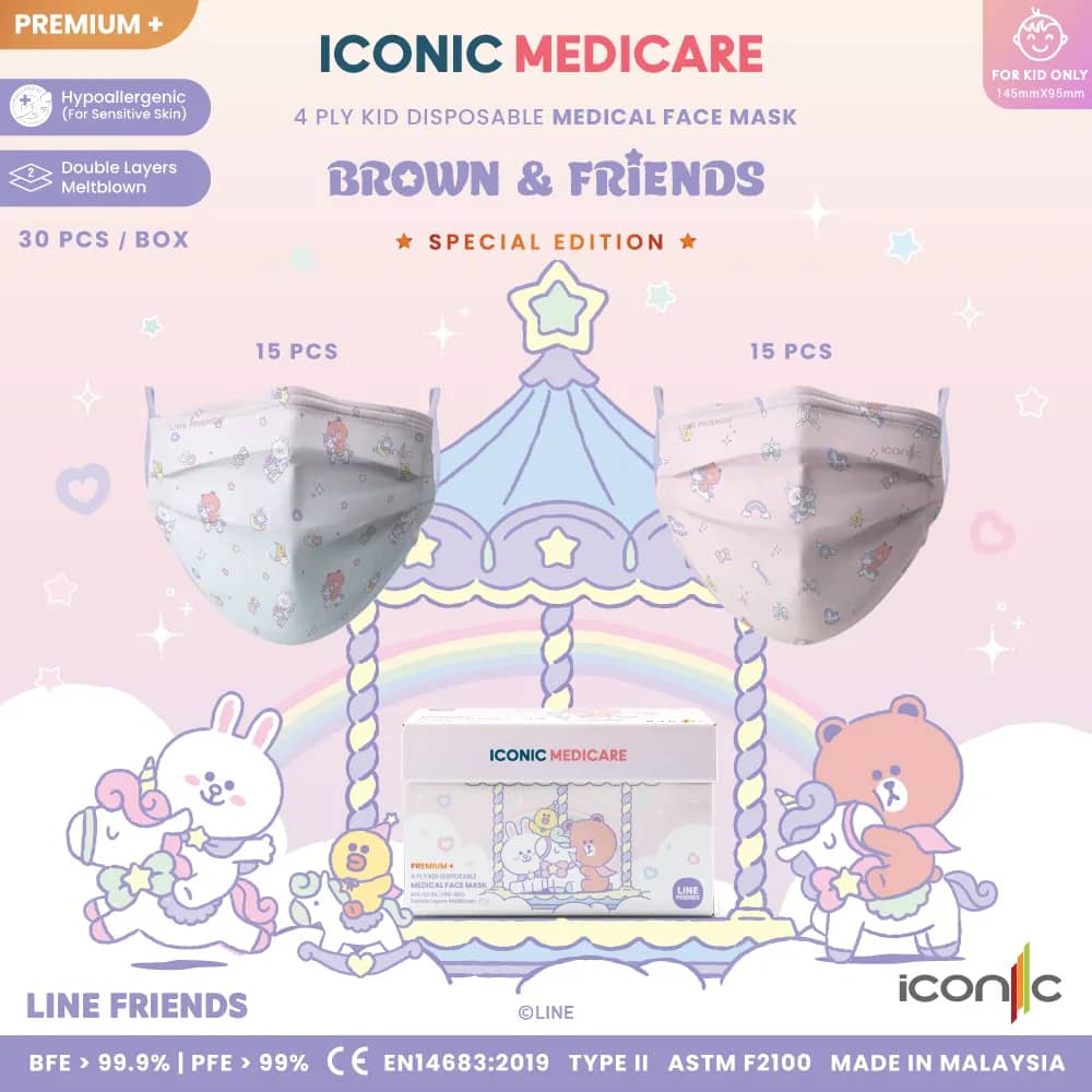 Line Friends - Merry Go Round Series - Iconic Medicare - Adult / Kid ...