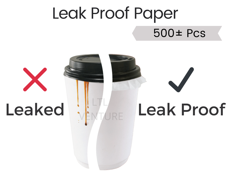 (500PCS) 12cm Leak Proof Paper/Cup Cover Paper Pad/Seal Film/Spill ...