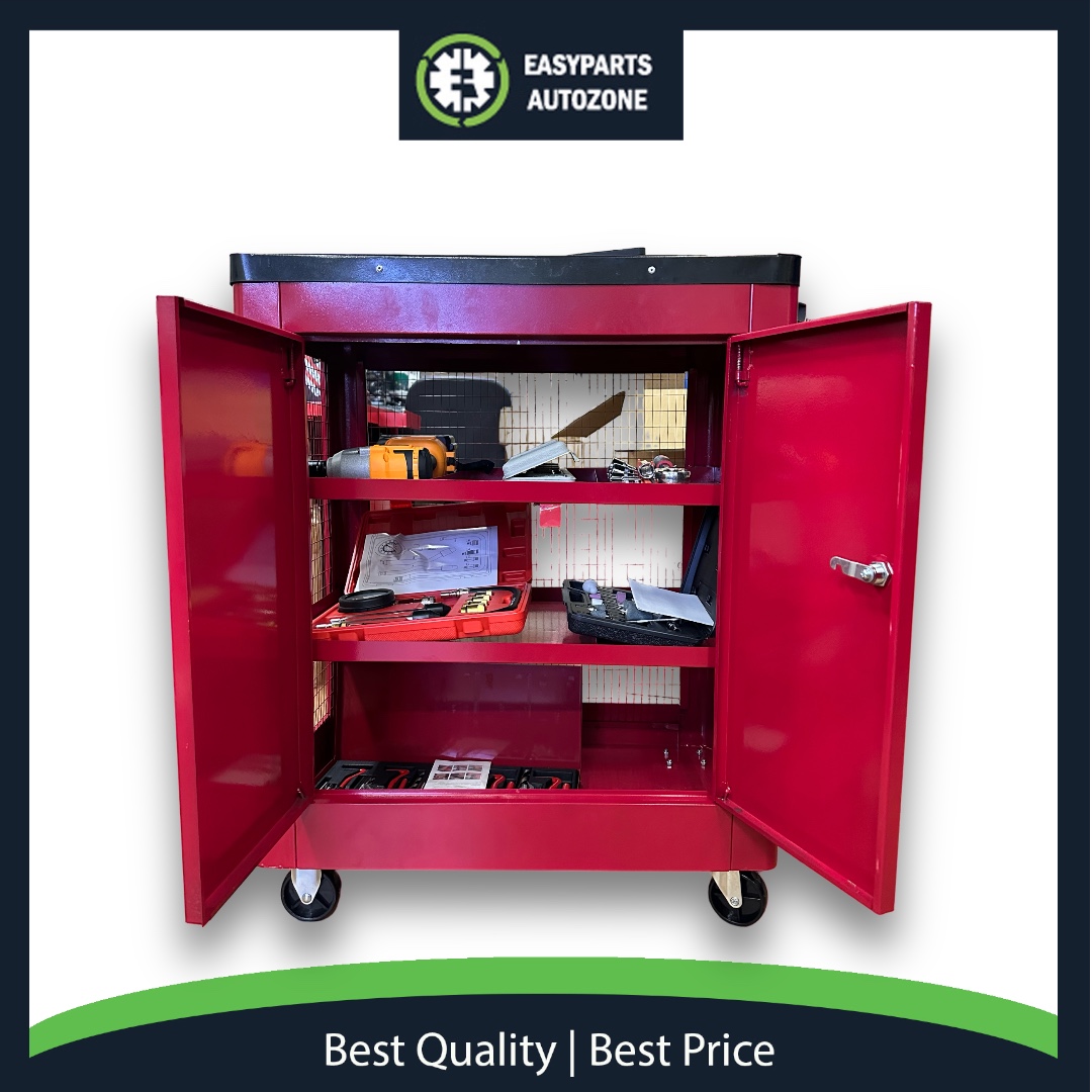 4 level Tool Cabinet Trolley with Lock Hardware Cart Rack | Shopee Malaysia
