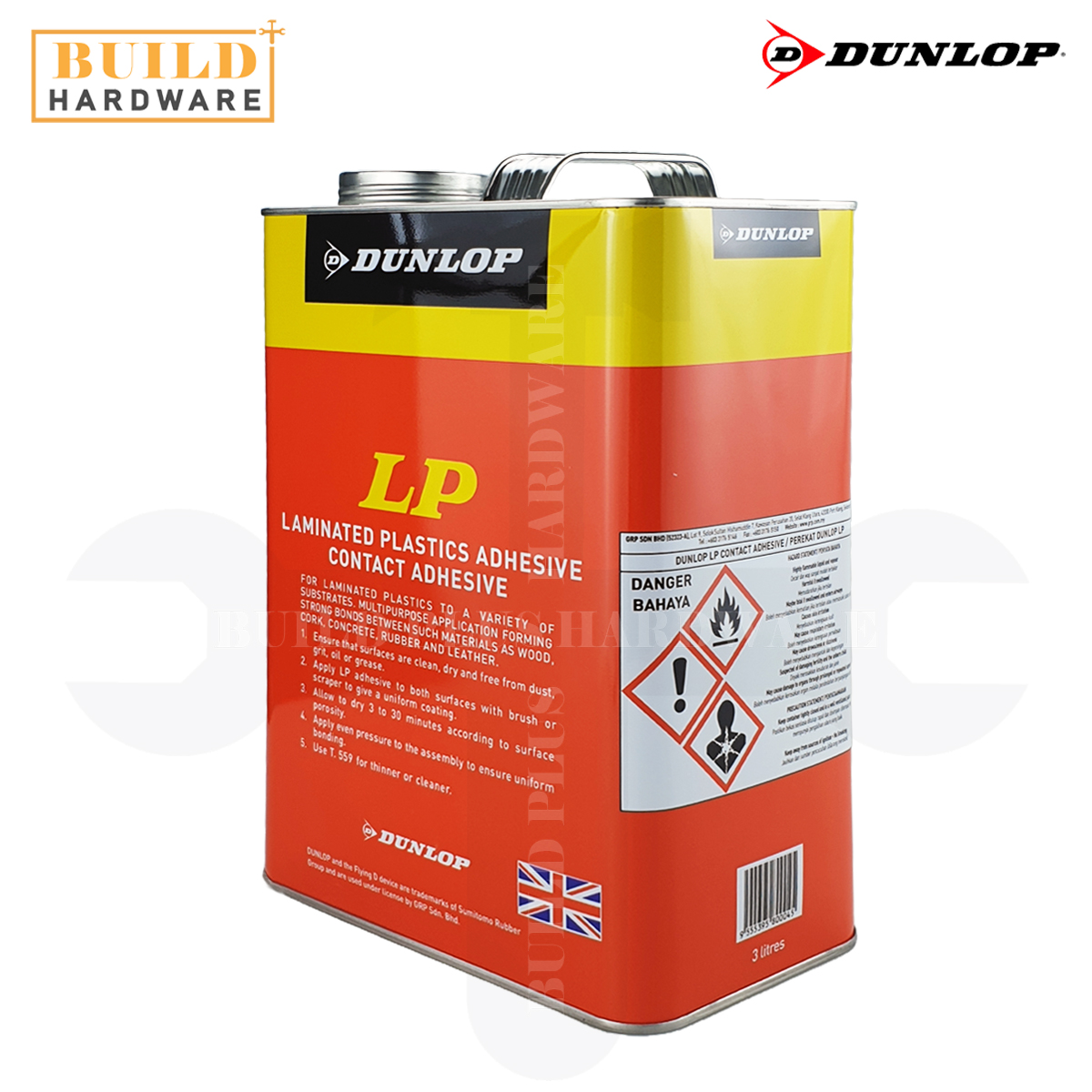 DUNLOP 3L GP/CA/LP General Purpose / Laminated Plastics Adhesive