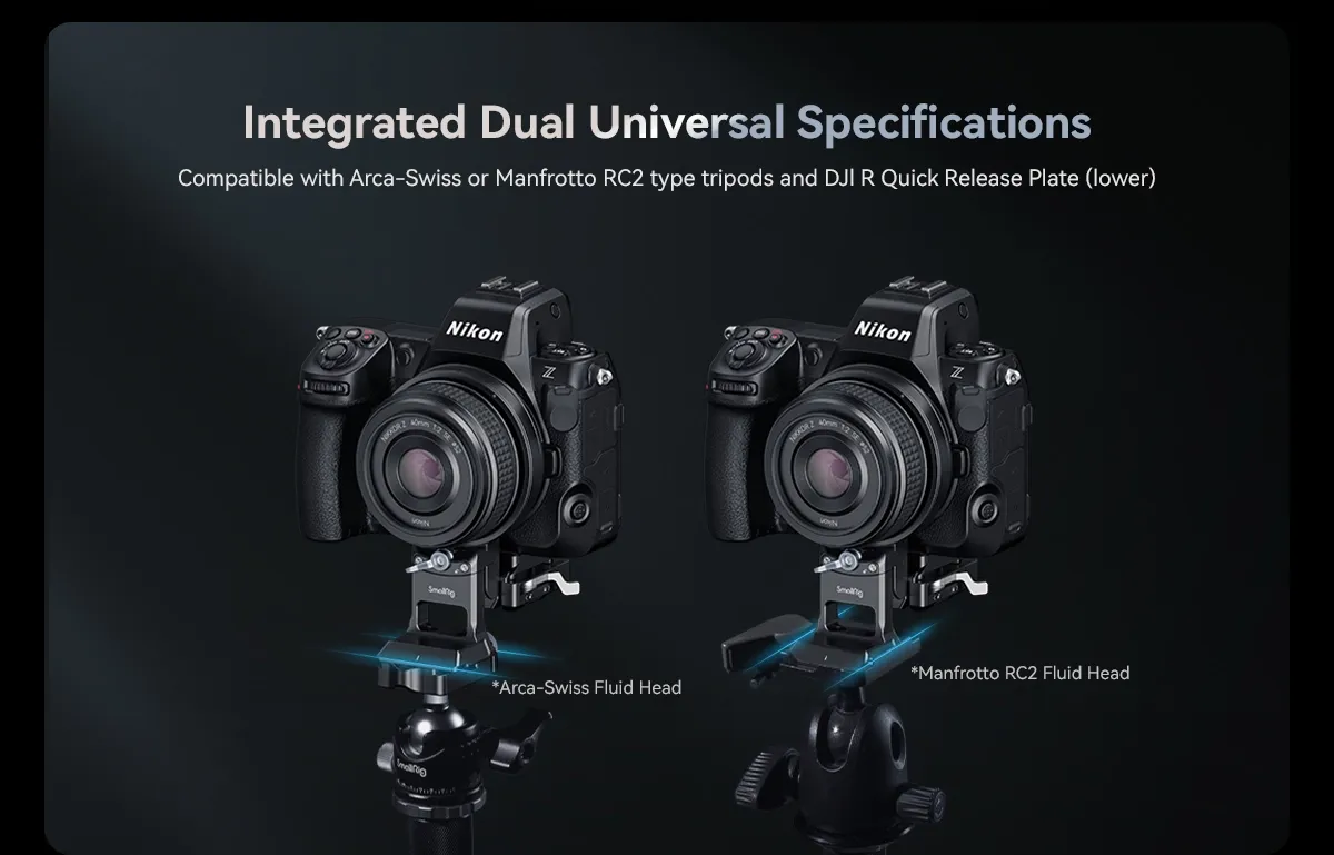 Smallrig 4244 Rotatable Horizontal-to-Vertical Mount Plate Kit for Sony ...
