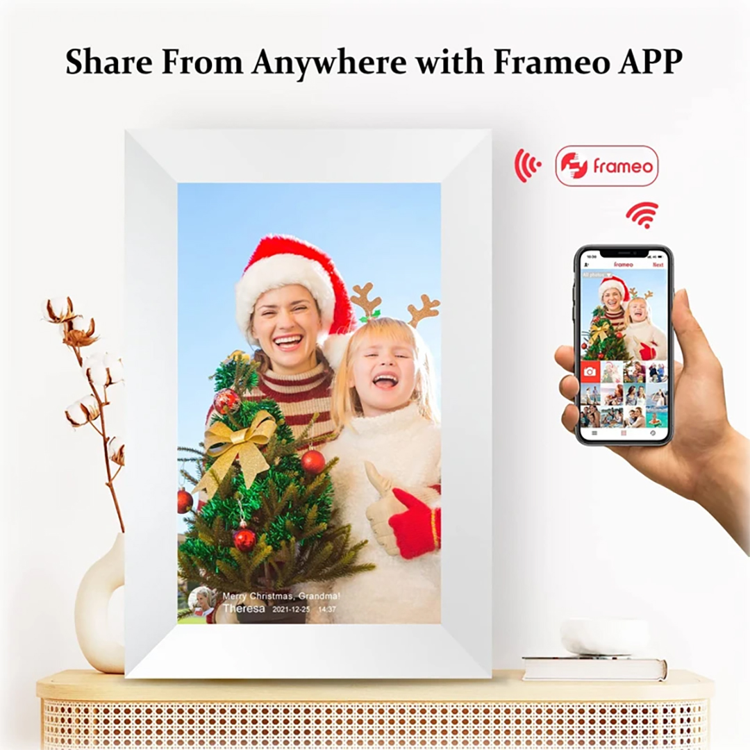 Frameo Cloud Digital Photo Picture Frame WiFi Touch Screen 10.1
