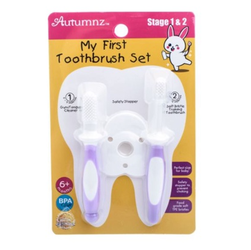 Autumnz - Berus Gigi Latihan Bayi Training Toothbrush Baby Toothrush ...