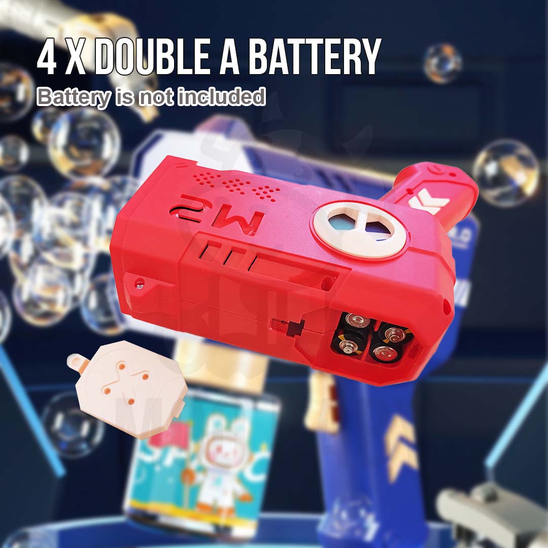 ⭐Moo Baby Buih Belon Tembak Automated Bubble Gun Belon Buih Buble Gun ...