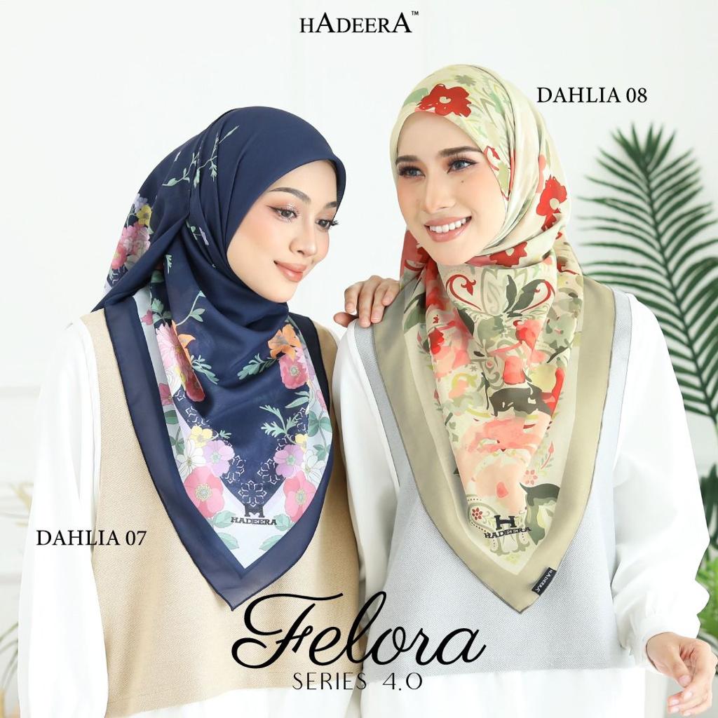 Felora Series 2.0 Dahlia Bawal Bidang 48 Cotton Voile Premium Senang ...