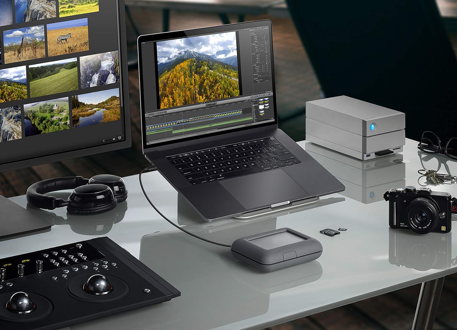 LaCie DJI Copilot 2TB Boss Thunderbolt 3 Portable Hard Drive External ...