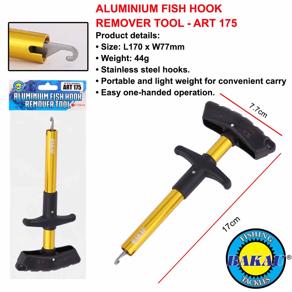 Ajiking Hook Remover Pembuka Mata Kail Ikan Pancing Kolam Fishing Quick  Release Tackle Tools Accessories Stainless Steel
